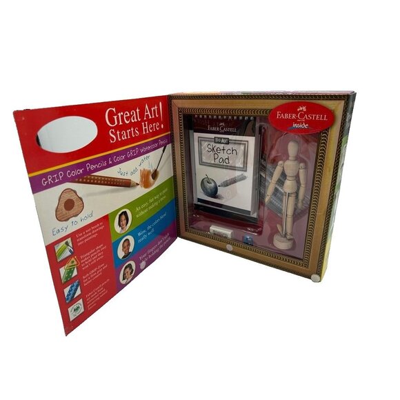NIP NRFB Faber Castell Drawing Power Set Learn to Draw Sketching and Drawing - Picture 8 of 10
